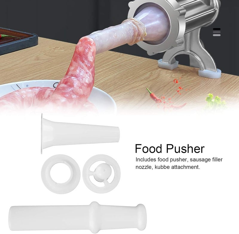 Pilipane Universal Food Pusher Sausage Filler Nozzle Kubbe Attachment Kit ABS Plastic Shell Easy to Install and Replace Sausage Attachment for 5 Meat Grinder Stand Mixer - Image 5