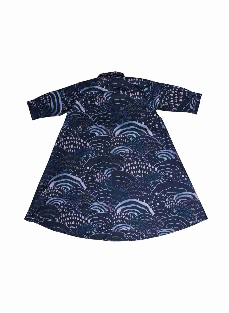 STUDIO HANHAN Dress Navy Blue  - Image 2