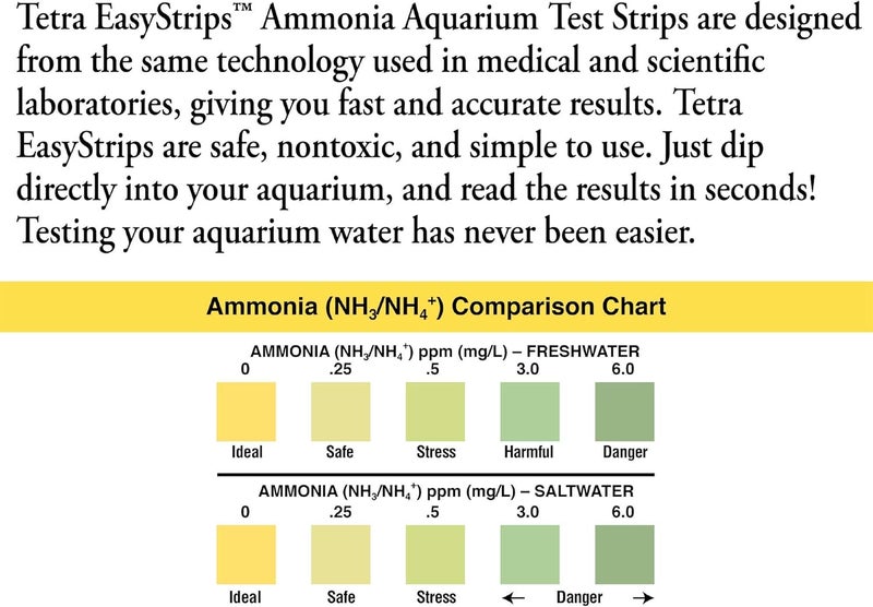 Tetra EasyStrips Complete Aquarium Test Strips Water Testing 25 Count - Image 5