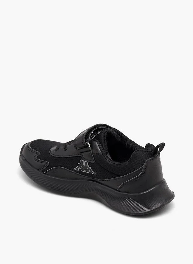 Kappa BLACK Boys Panelled Hook & Loop Sports Shoes for Men | Best Price UAE