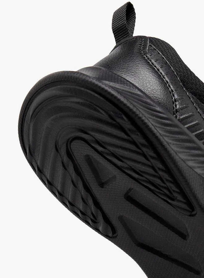 Kappa BLACK Boys Panelled Hook & Loop Sports Shoes for Men | Best Price UAE