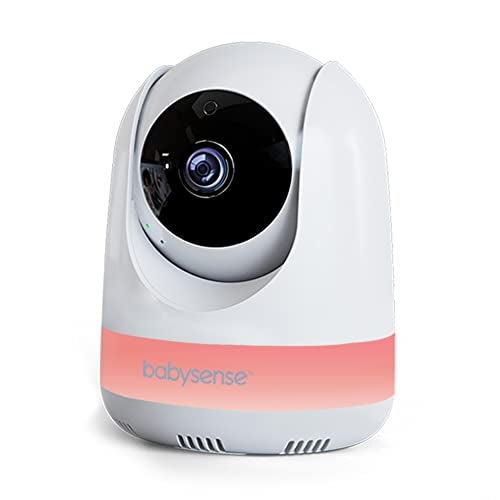 Babysense Add On Camera Video Baby Monitor MaxView, Remote Pan Tilt Zoom, Two-Way Talk-Back Audio, Long Range, Night Vision, RGB Night Light, Lullabies, Temperature Monitoring - Image 1