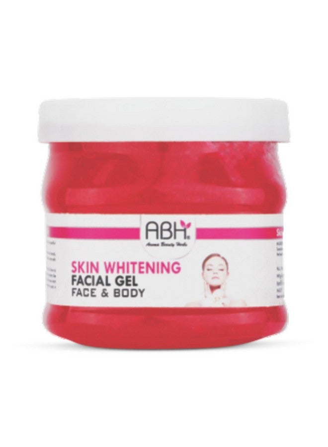 ABH Skin Whitening Facial Gel for Face & Body - Brightening & Even-Tone Formula with Natural Extracts - Suitable for All Skin Types, 500g