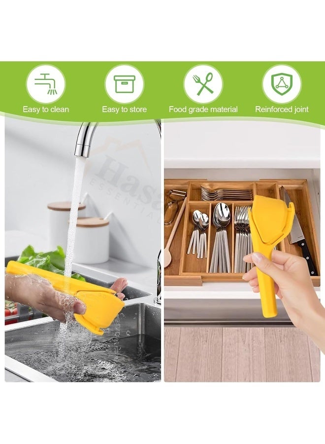 HASANAT ESSENTIALS Lemon Squeezer, Effortless Manual Flat Lime Juicer Squeezer - Image 5