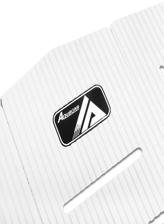 AQUBONA 3 Piece Stomp Pad Surfboard EVA Traction Pad with 3M Adhesive Professional Tail Pad/Applies All Boards - Surfboards, Shortboard, Longboard, Skimboard, Snowboard/Black White Blue - Image 4