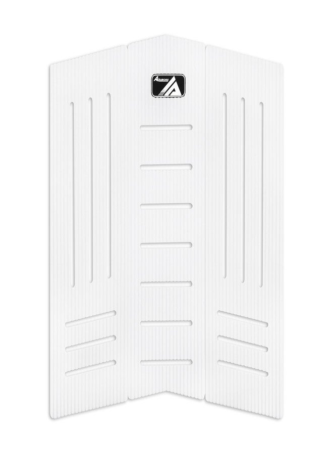 AQUBONA 3 Piece Stomp Pad Surfboard EVA Traction Pad with 3M Adhesive Professional Tail Pad/Applies All Boards - Surfboards, Shortboard, Longboard, Skimboard, Snowboard/Black White Blue - Image 2