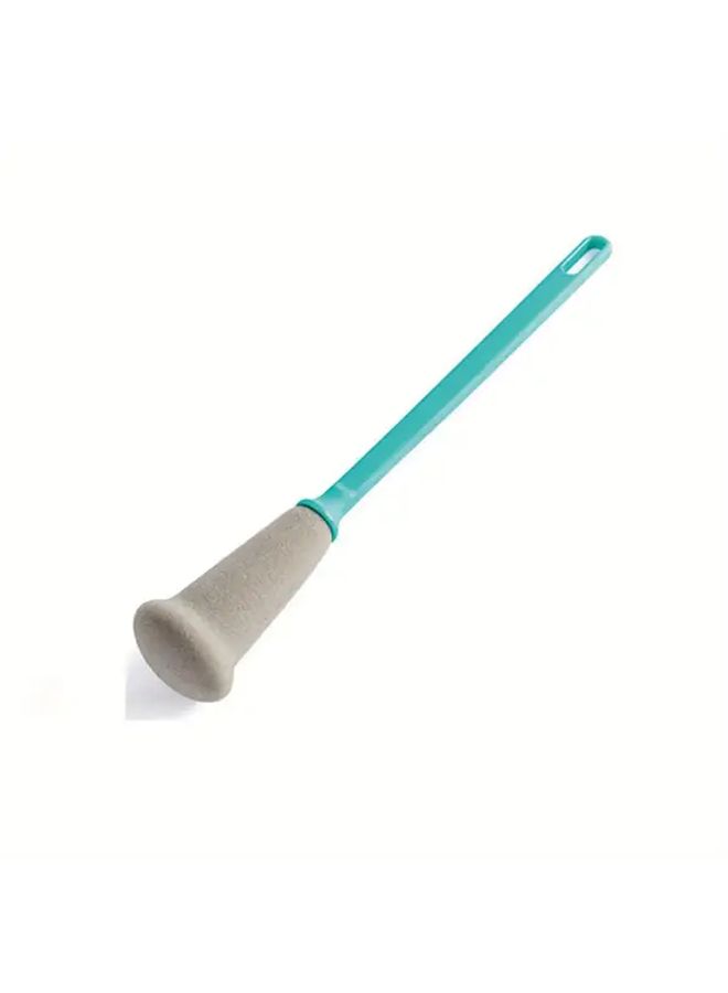 White Scandinavian Long Handle Bottle Cup Sponge Brush Ergonomic Plastic Cleaning - Image 4