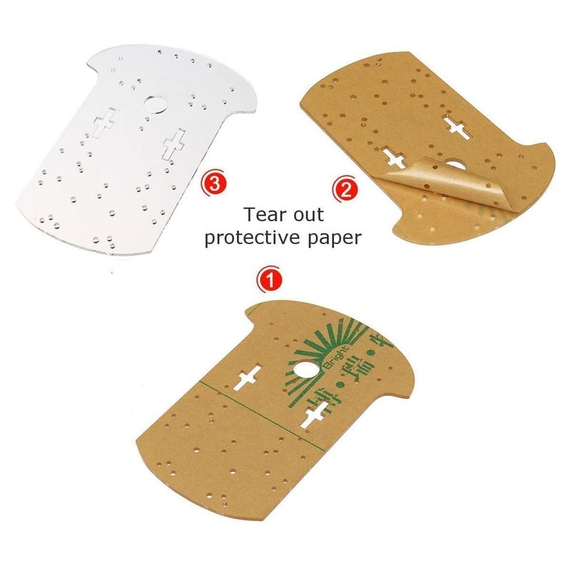 Robodo صندوق بطارية هيكل السيارة الروبوتية الذكية OTH28 مجموعة DIY مع مشفر سرعة لأردوينو - Image 5