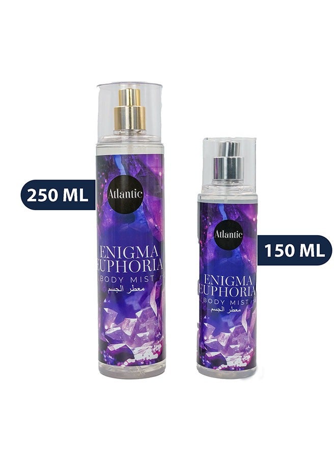 أتلانتيك بخاخ للجسم يدوم طويلاً من أتلانتيك إنجما يوفوريا، عبوة من عبوتين رذاذ للجسم 250 مل و150 مل - Image 3