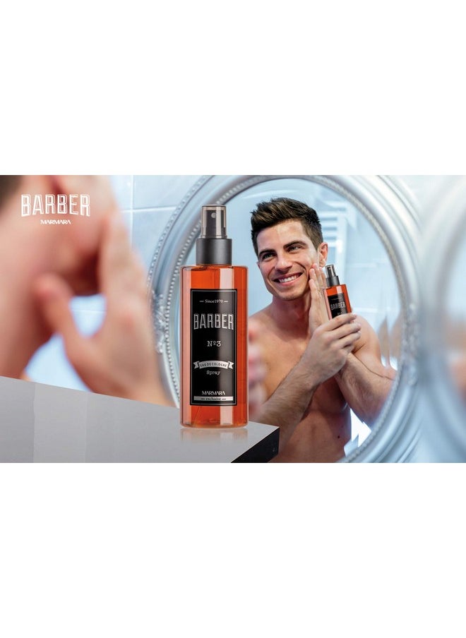 barber marmara Marmara Barber Cologne - Best Choice of Modern Barbers and Traditional Shaving Fans (No 3 Orange, 500ml x 1 Bottle)  - Image 3