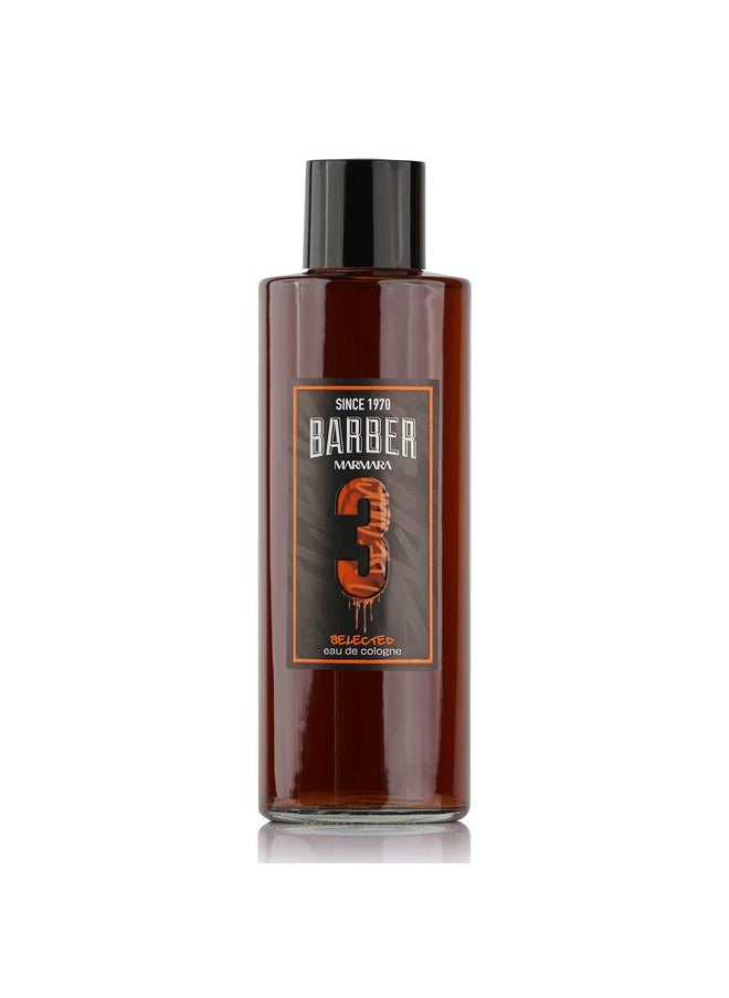 barber marmara Marmara Barber Cologne - Best Choice of Modern Barbers and Traditional Shaving Fans (No 3 Orange, 500ml x 1 Bottle)  - Image 1