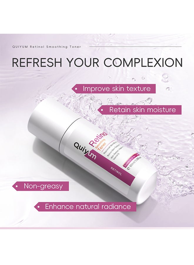 كويوم تونر QUIYUM Retinol، بشرة مرطبة ومرنة - 100 مل  - Image 4
