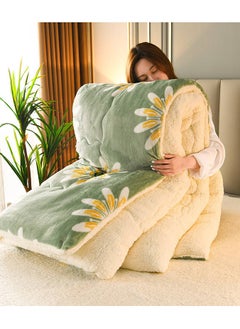 OLUDENIZ Super Warm Fleece Blanket - Milk Wool Heavy Throw Blanket for Bedding, Size 180x200 CM  - Image 2