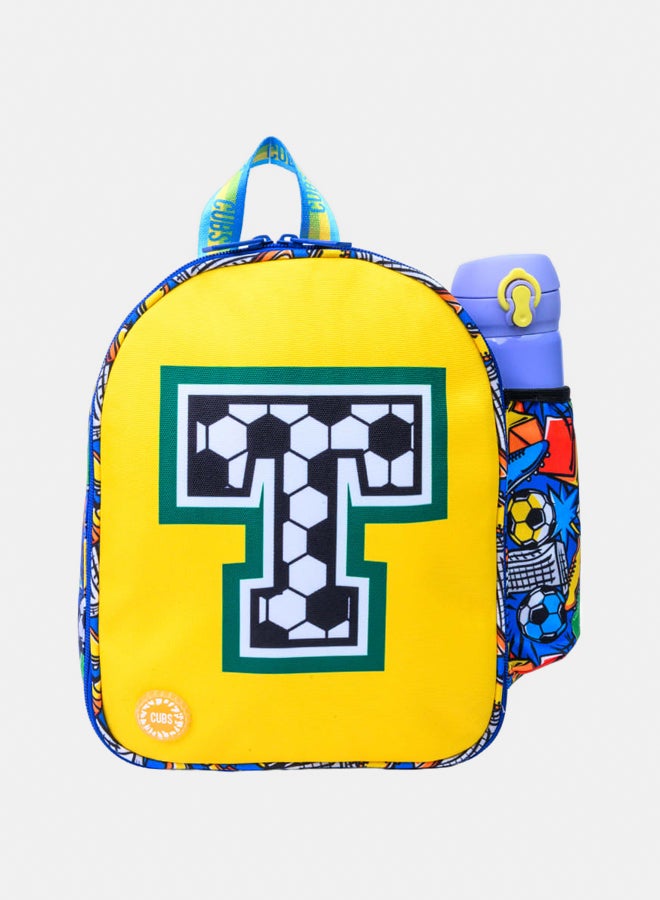 CUBS Nursery Football Fan letter T Lunch backpack - Image 1