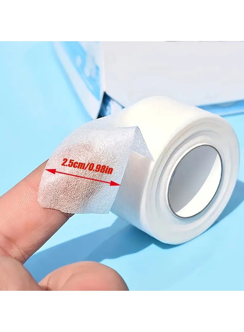 Ucanbe 2pcs Ultra-Soft Hypoallergenic Surgical Tape, Invisible Heel Pads for Women, Sandal & High Heel Foot Protection, Non-Woven Breathable Tape, Skin-Friendly & Long-Lasting Adhesive Rolls for Secure Wound Care - Image 1