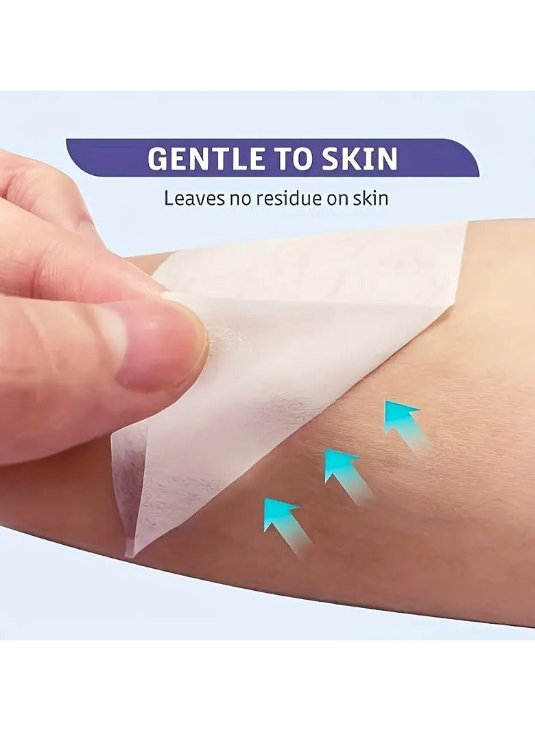 Ucanbe 2pcs Ultra-Soft Hypoallergenic Surgical Tape, Invisible Heel Pads for Women, Sandal & High Heel Foot Protection, Non-Woven Breathable Tape, Skin-Friendly & Long-Lasting Adhesive Rolls for Secure Wound Care - Image 4