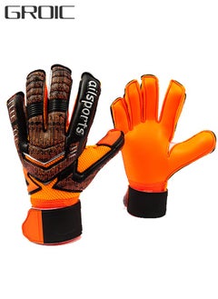 GROIC Goalie Gloves for Youth & Adult, Goalkeeper Gloves Kids with Finger Support, Soccer Gloves for Men and Women, Junior Keeper Football Gloves for Training and Match  - Image 1