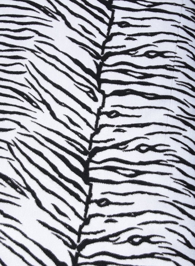 Creative Textiles Velvet Black & White Soft Baby Mat (Size : 90 CM Round) - Image 3