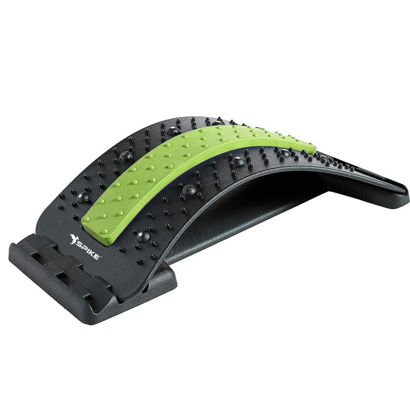 Spike جهاز تمديد الظهر مع نقاط ضغط مغناطيسية لتخفيف آلام العمود الفقري دعم الظهر متعدد المستويات لمنطقة القطنية للرجال والنساء (جهاز تمديد الظهر) ، مقاس واحد - Image 1