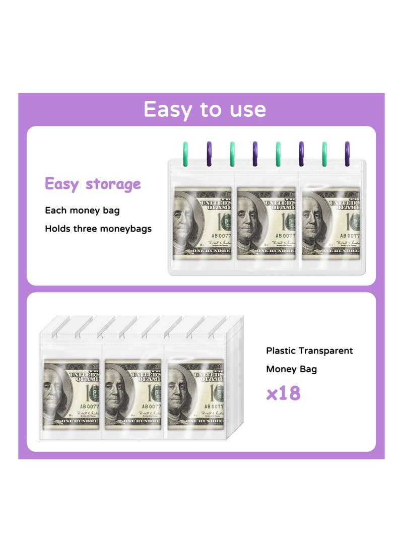 SYOSI - "Money Saving Challenge Binder, 52 Week Money Saving Challenge Book, Envelopes Money Saving Challenge Budget Binder, Savings Challenges Binder, Budget Binder with Cash Envelopes, for Home, Office " - Image 1