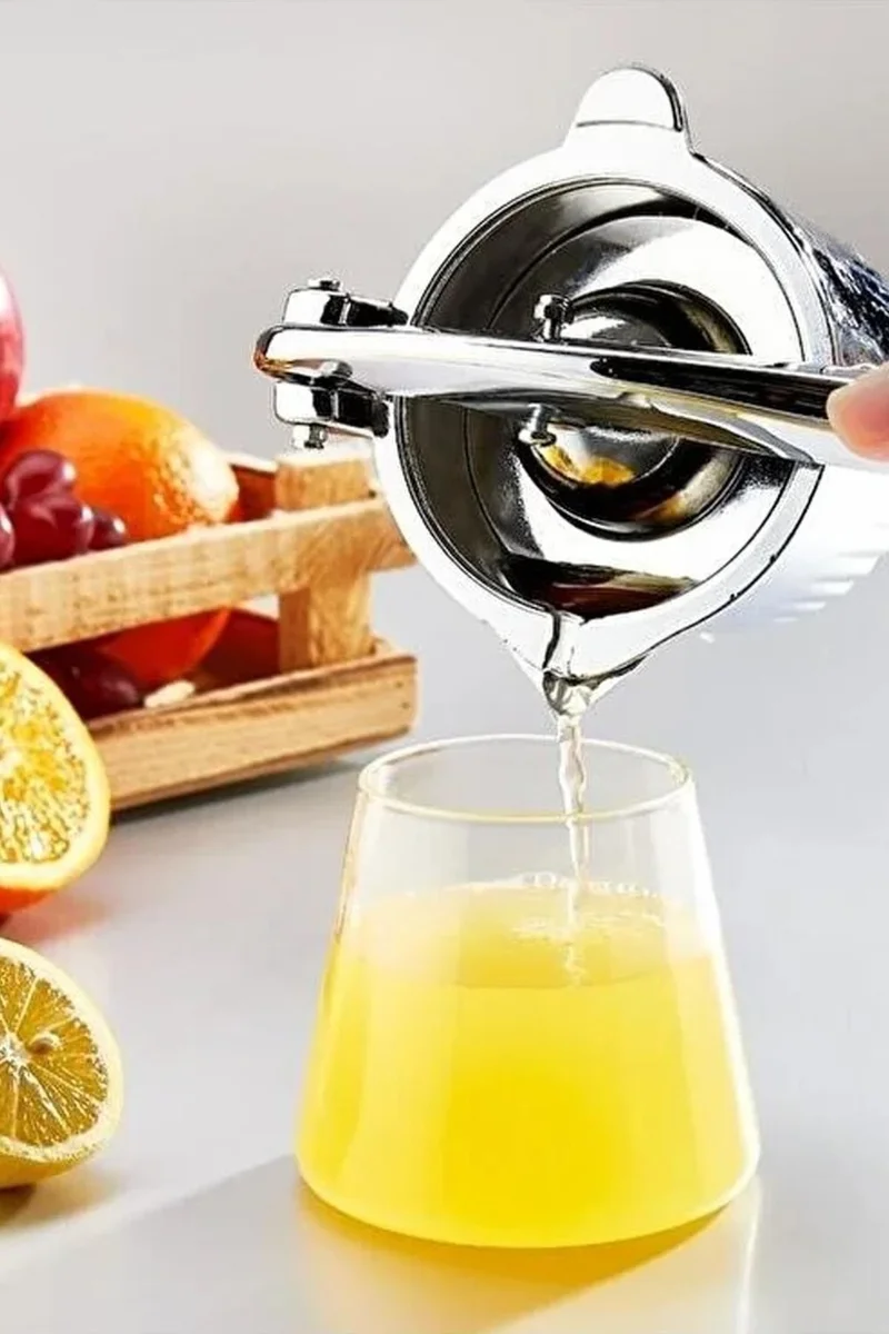 Nishev Casting Stainless Metal Squeezer Lemon Squeezer Orange Citrus Juicer Practical Kitchen Tool
