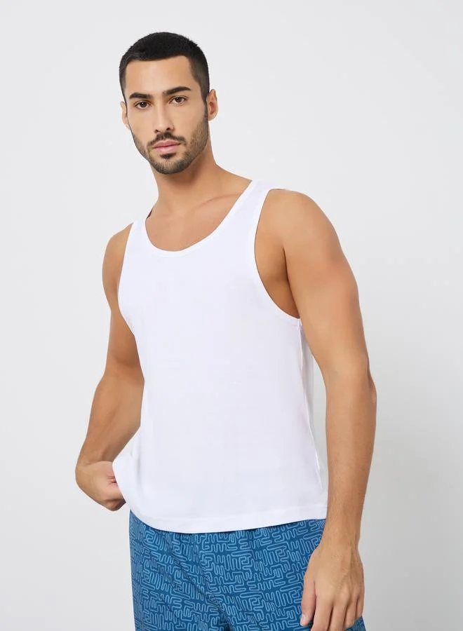 Styli Pack of 2 - Solid Cotton Vest