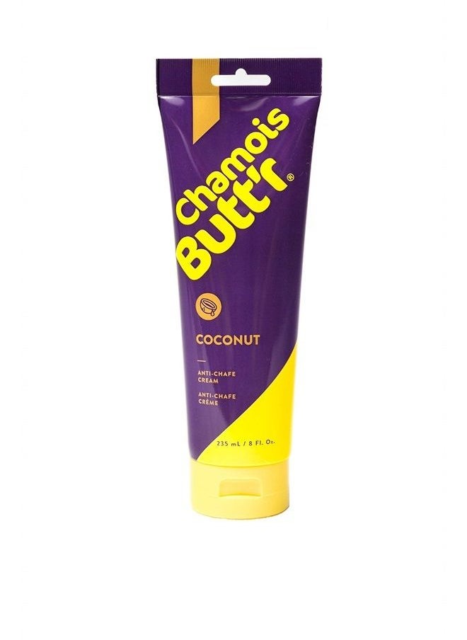 Chamois Butt'r - Coconut Anti-Chafe Cream, 8 Ounce Tube - Image 1