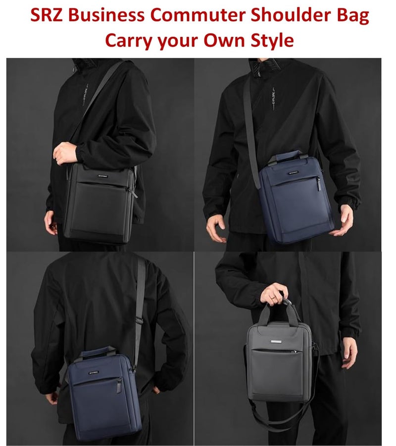 SAMRUKZONE SRZ Business Commuter Shoulder Bag Office Bag, Waterproof Sling Bag, Korean Messenger Bag - Image 5