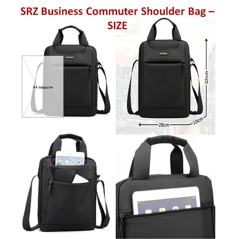 SAMRUKZONE SRZ Business Commuter Shoulder Bag Office Bag, Waterproof Sling Bag, Korean Messenger Bag - Image 4