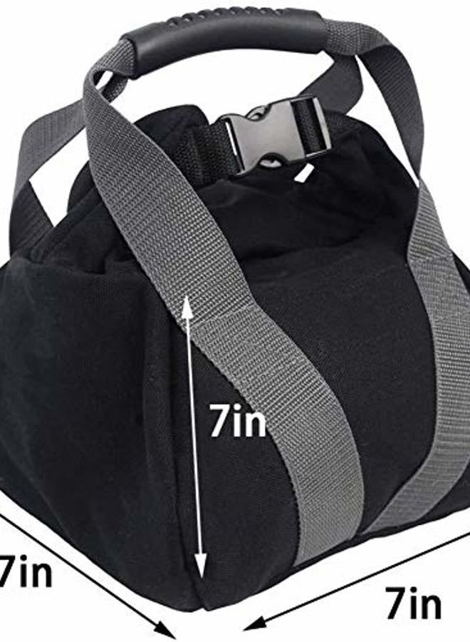 Fnoko 2 Pcs Adjustable Heavy Fitness Power Sandbag, Sand Bags for Weight, Portable Adjustable Canvas Sand Kettlebell Soft Sand Bag, Weightlifting Dumbbell for Home Training, Fitness, Yoga Workout - Image 4