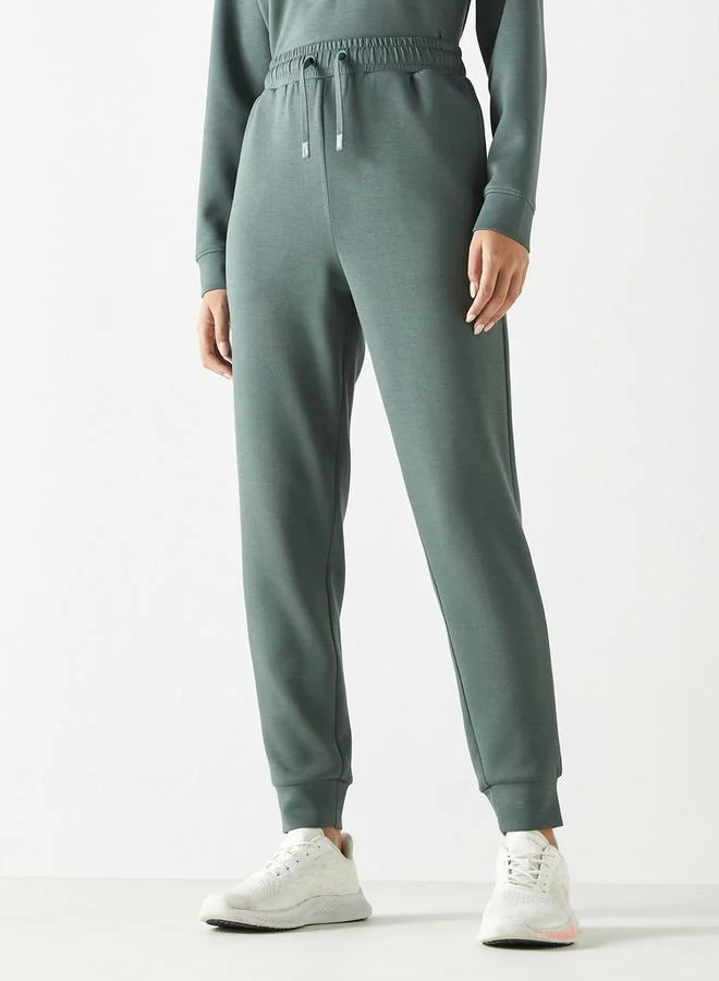 ADOT by Splash Solid Joggers with Drawstring Closure and Pockets