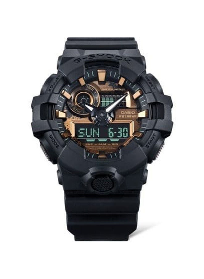 CASIO Resin Analog+Digital Watch GA-700RC-1ADR - Image 1