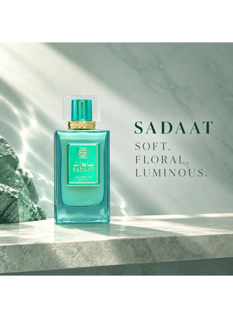 Naseem Sadaat Eau De Parfum Aqua Perfume for Men & Women - 80ml - Image 4
