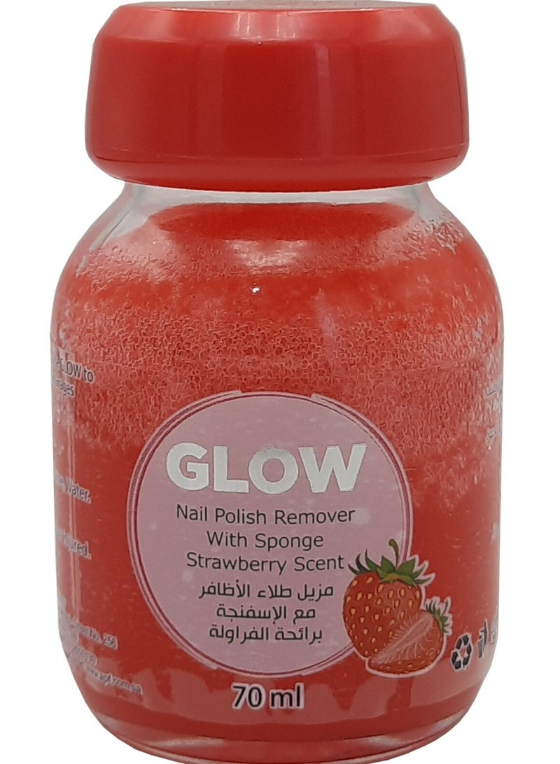 Glow Strawberry Nail Polish Remover 70ml