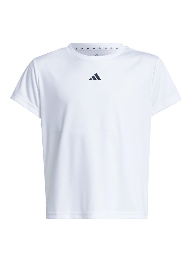 Adidas Adidas Jg Tr-Es T W White Training T-Shirts For Women  - Image 1