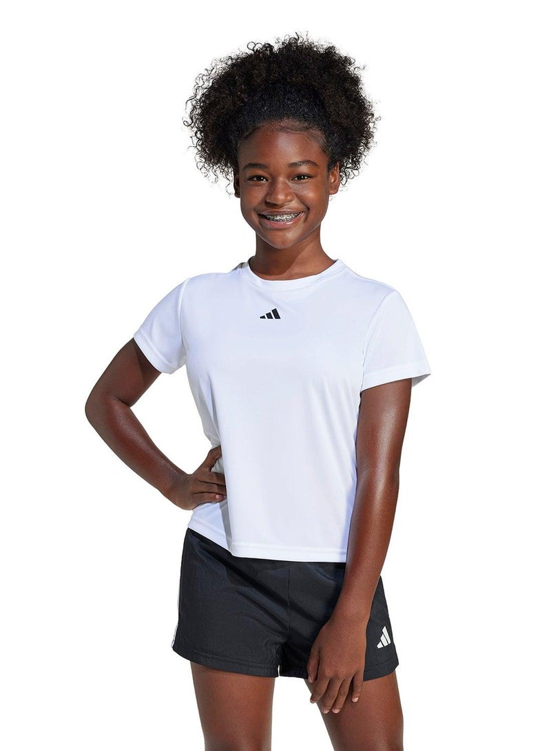 Adidas Jg Tr-Es T W White Training T-Shirts For Women - Image 1