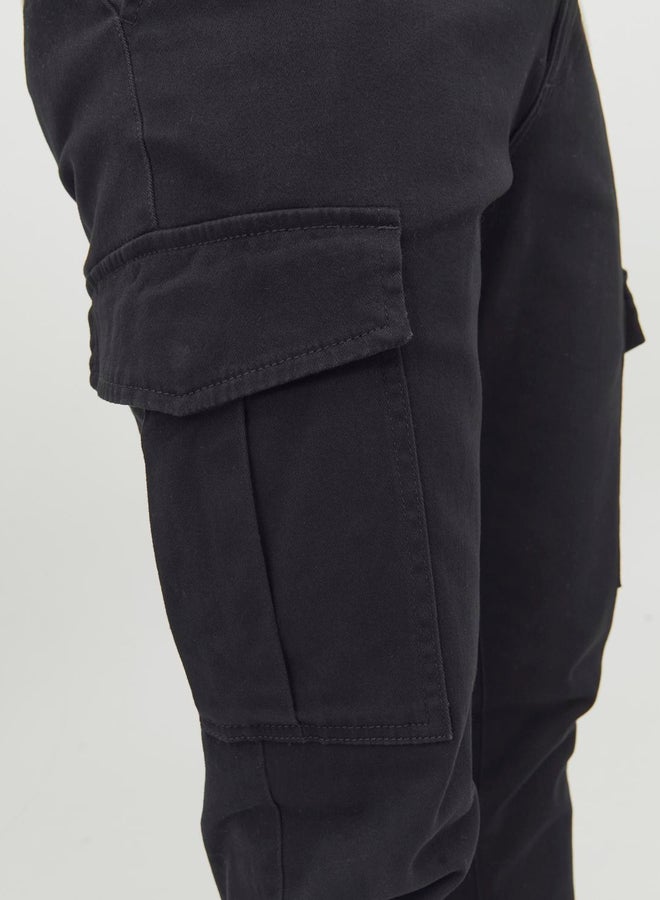 JACK & JONES Slim Fit Cargo Pants with Cuffed Hem - Image 3