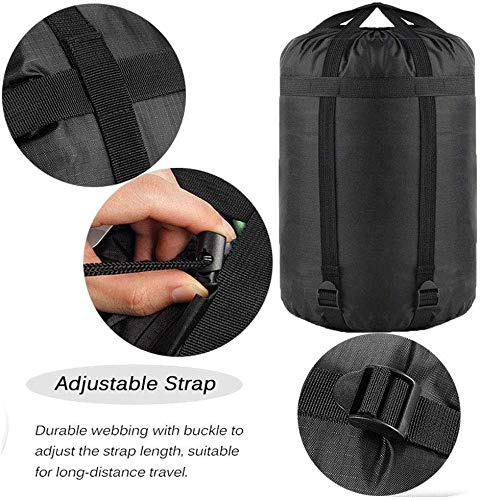 MOOCY Compression Stuff Sack, 12L/45L Sleeping Bag Cover Sack Sleeping Bags Storage Stuff Sack Organizer - Great Sleeping Bags Clothes Camping Hiking Backpacking - Image 5