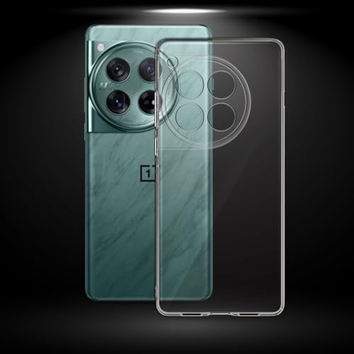 Plus Clear Soft Transparent TPU Back Cover with Camera Protection for OnePlus 12 5G - Transparent - Image 3