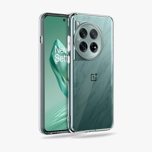Plus Clear Soft Transparent TPU Back Cover with Camera Protection for OnePlus 12 5G - Transparent - Image 2