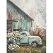 KTHOFCY 5D DIY Diamond Painting Kits for Adults Vintage Truck and Barn Full Drill Embroidery Cross Stitch Crystal Rhinestone Paintings Pictures Arts Wall Decor Painting Dots Kits 118X157 inch - Image 2