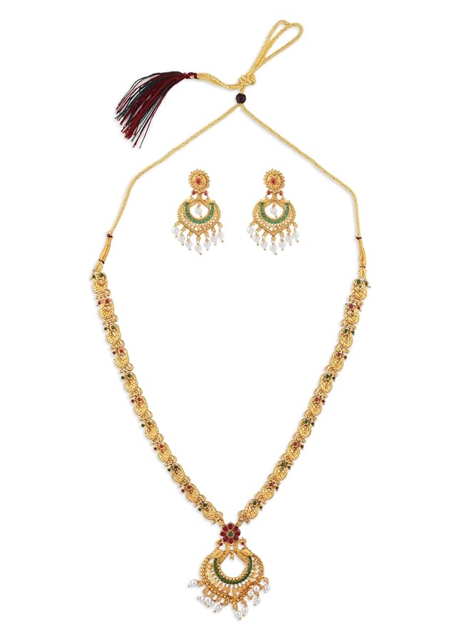 erorex Peacock Jewelery Set For Women Golden Zpfk9553 - Image 1