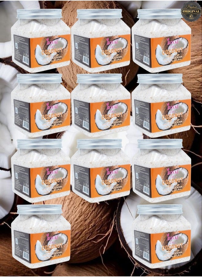 ROVAL 11 Pieces Coconut Body And Face Scrub  - Image 1