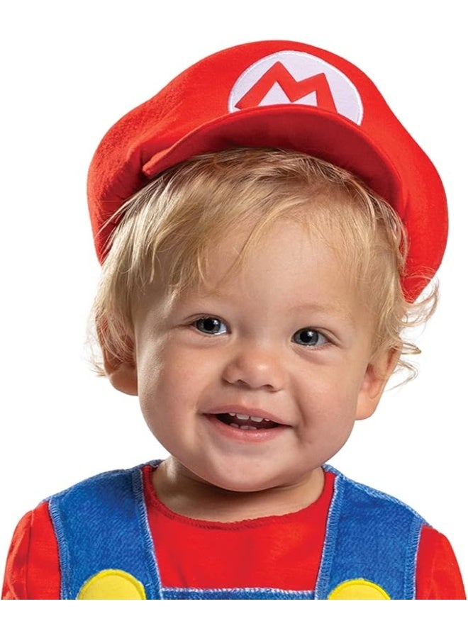Disguise Unisex Baby Infant Mario Costume, Official Super Mario Bros Outfit for Babies Infant and Toddler Costumes, 12-18 Month - Image 4