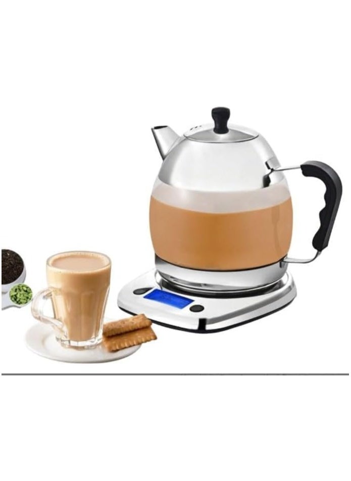 Gulf Dalla - Gulf Dalla Karak Tea Maker 1000 Watt GA-C93882 Capacity 1.2L Stainless Steel/Glass with Automatic Shut-off - Image 1