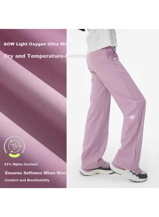 Onmygame Ideal Pants Girls' Casual Sports Long Pants Coral Apricot 170