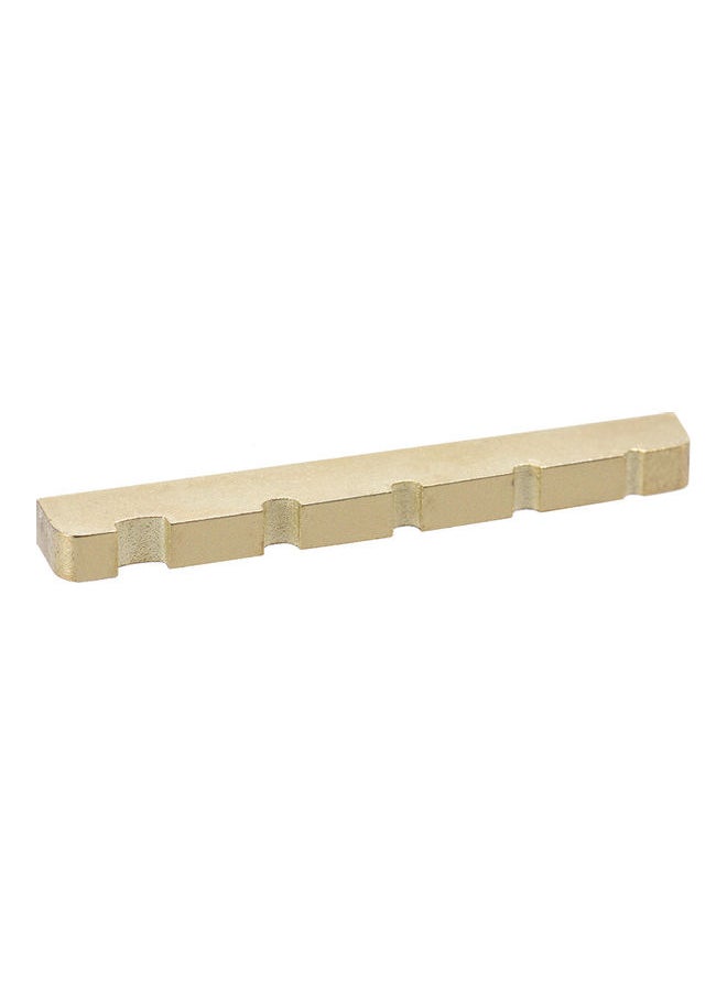 NIBEMINENT - Pre-Slotted Nut For 5-String Electric Bass Guitar Replacement - Image 1