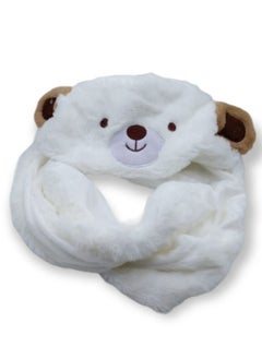 SFMW Winter Hat in the Shape of a Funny Bear with Moving Ears  - Image 1