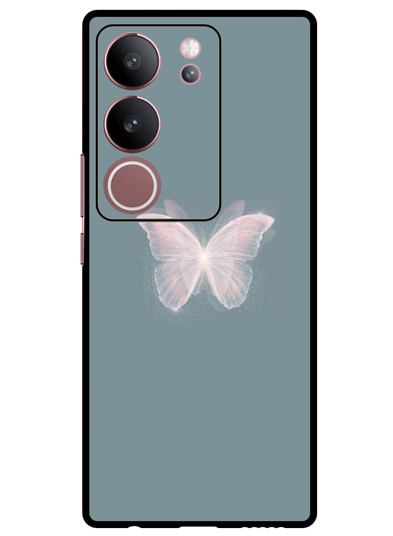 Theodor Protective Case Anti Scratch Shock Proof Bumper Cover For Vivo S17 - S17 Pro Butterfly - Image 1