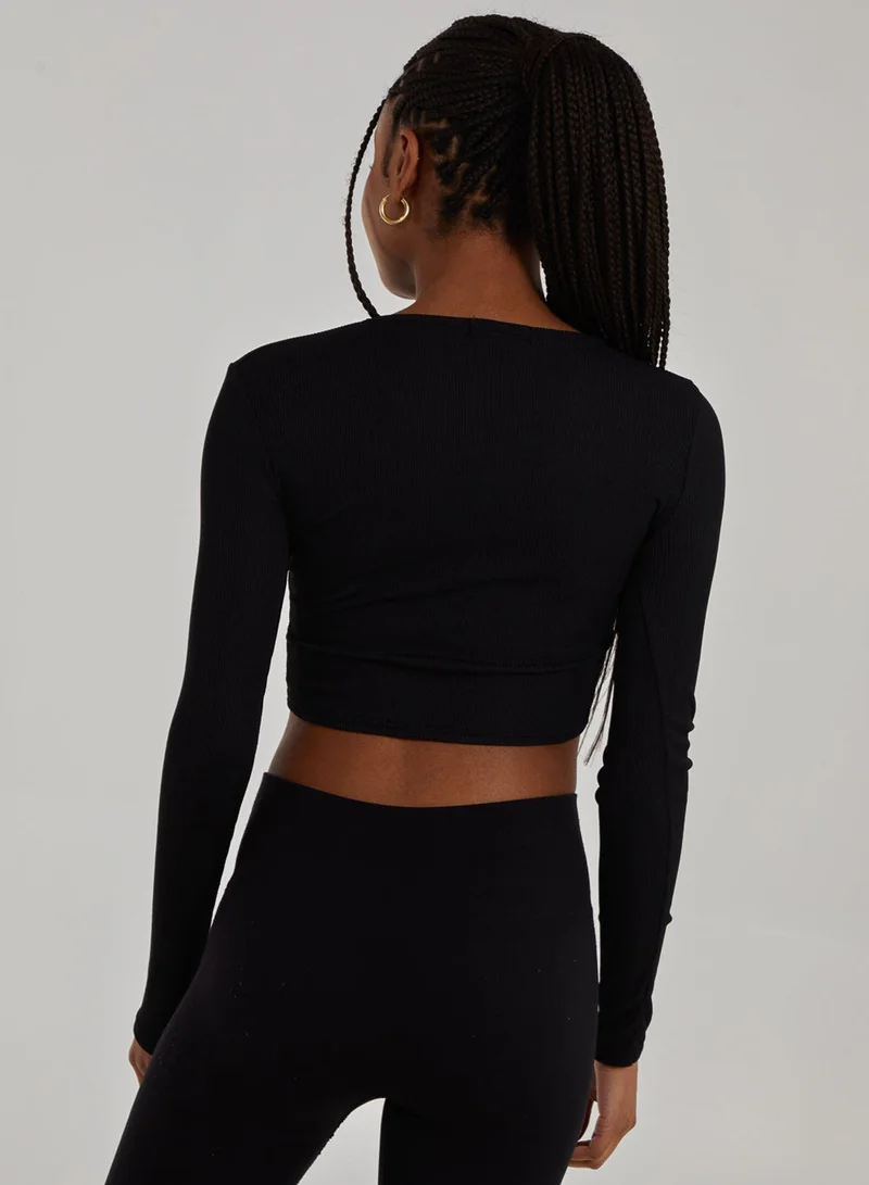 Pink Vanilla Los Angeles Varsity Print Top